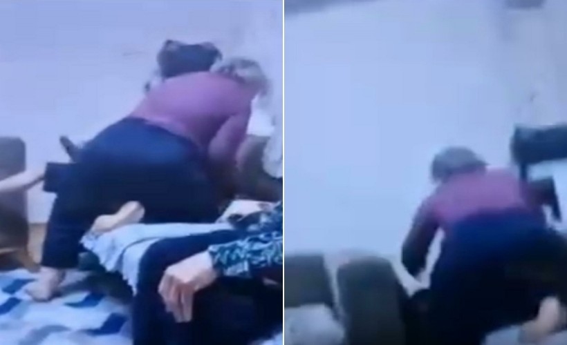 İzmir'de skandal görüntüler: Babaanne torununu darbetti!