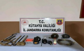 Kaçak tarihi eser kazısı yapan 6 şüpheliye gözaltı