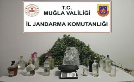 Muğla'da uyuşturucu ve sahte içki operasyonu