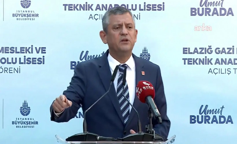 Özel Elazığ'da konuştu: 'Milletin seçtiklerini görmezden geliyorlar'