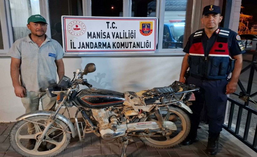 Plakasız motosiklet çalıntı çıktı