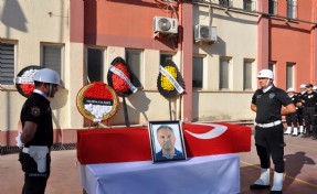 Polis memuru Osman Yaman son yolculuğuna uğurlandı