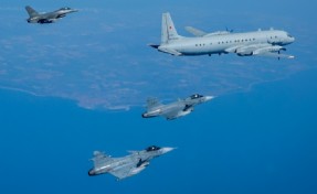 Rus ve Alman uçakları karşı karşıya! Ordular ayağa kalktı, jetler devriyeye başladı