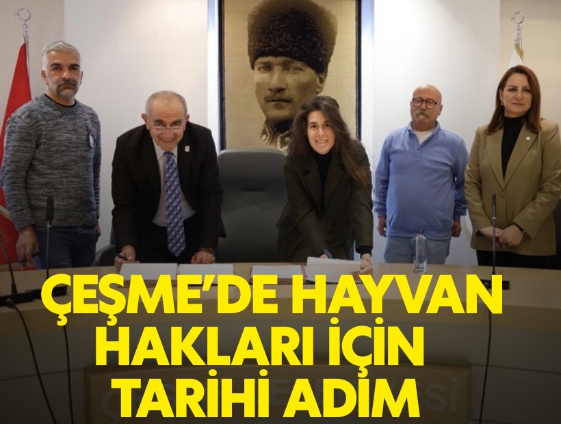 Çeşme’de hayvan hakları için tarihi adım