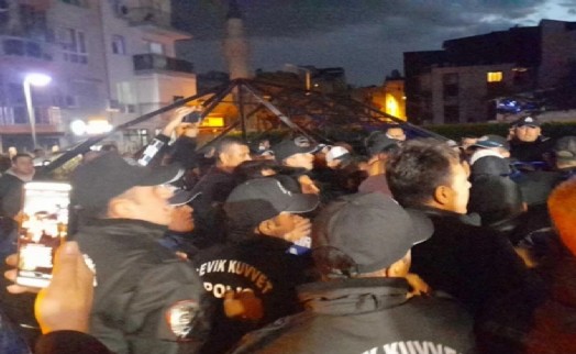 Aydın'da iki belediye arasında tansiyon yükseldi: Polis müdahale etti!