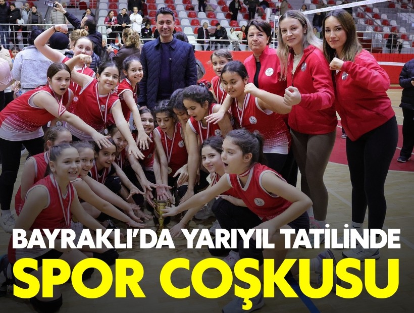 Bayraklı’da yarıyıl tatilinde spor coşkusu