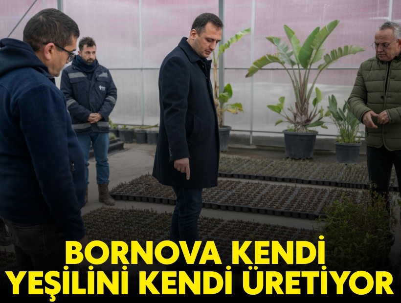 Bornova kendi yeşilini kendi üretiyor