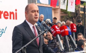CHP'li Karabat Bornova'nın açılışında sert konuştu: Ayda bir kere et yiyemeyen çocuklar var