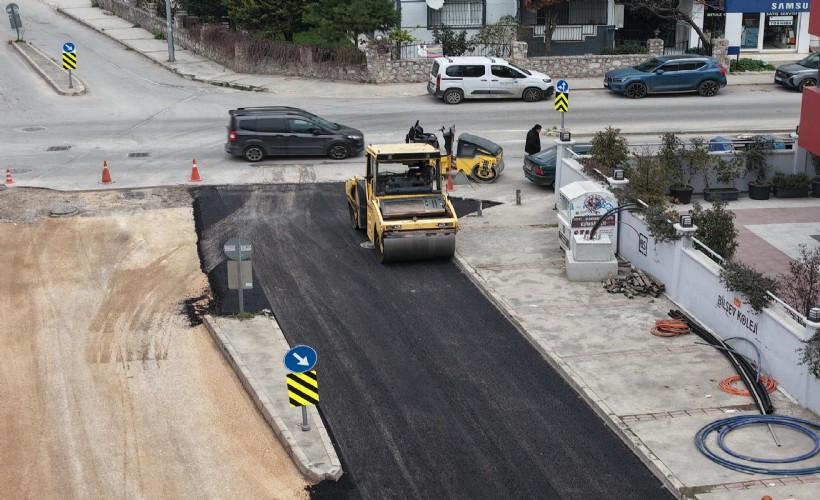 Çamlıkule’de bozulan yol onarıldı
