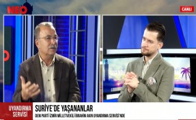 DEM Partili Akın NEO TV’de ‘Bayrak’ mesajı verirken, İzmir’in yönetim anlayışını eleştirdi