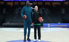 Erdoğan basketbolun efsanesi Shaquille O'Neal ile buluştu