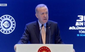 Erdoğan, muhalefeti hedef aldı: Bize, 'kendilerine yakın müteahhitleri zengin ediyor' dediler