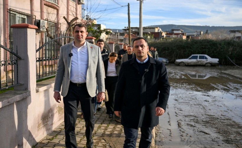 Eşki ve Güç'ten selden etkilenen mahallelere inceleme
