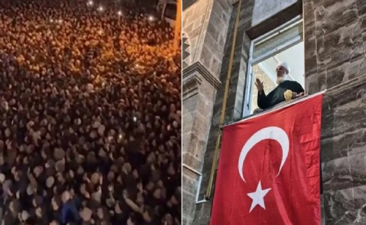 Görüntüler tepki çekti! Menzil'den İzmir'de toplu 'tövbe seansı'