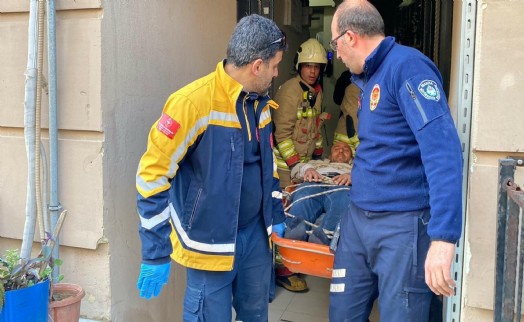 Güvercin uğruna bacağını kırdı!