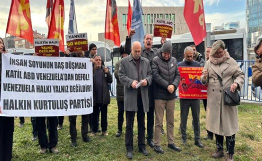 HKP'den 'Venezuela' protestosu: Bu haydut devlet adım attığı yere ölüm meleğini de götürmüştür