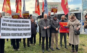 HKP'den 'Venezuela' protestosu: Bu haydut devlet adım attığı yere ölüm meleğini de götürmüştür