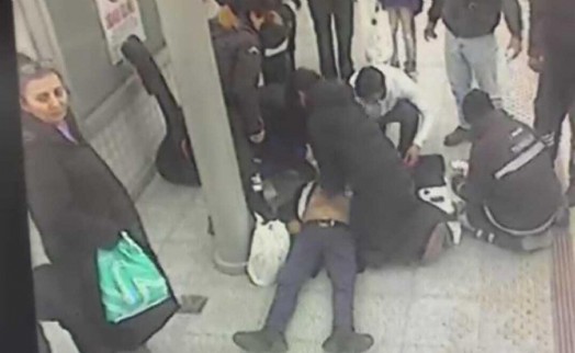 İZBAN trenini beklerken kalbi durdu! Doğru ilk yardımla hayatta kaldı