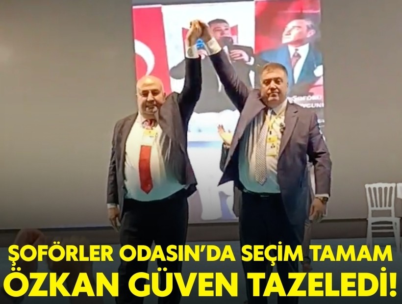 İzmir Şoförler Odası’nda seçim tamam: Başkan Özkan güven tazeledi