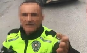 İzmir'de polis denetiminde kimlik vermeyen sürücüye ceza