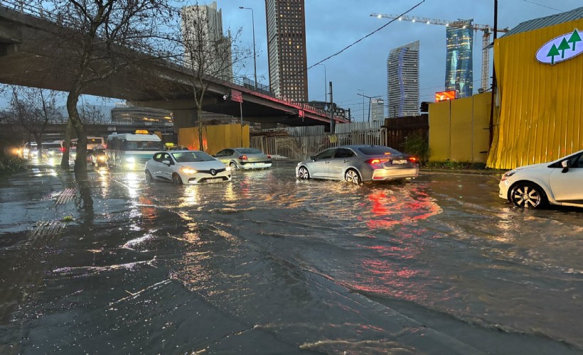 İzmir'de sağanak hayatı felç etti: Cadde ve sokaklar göle döndü, ağaçlar devrildi!