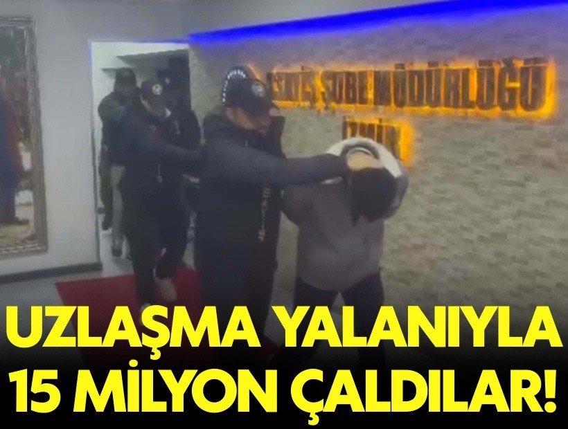 İzmir merkezi 'uzlaştırma' operasyonu: 15 tutuklama!