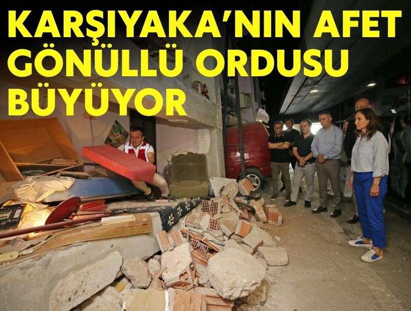 Karşıyaka Afet Gönüllüleri’nde 3. dönem başlıyor!