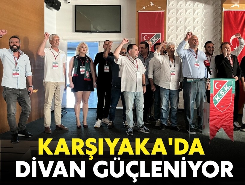 Karşıyaka'da divan güçleniyor