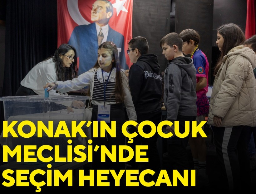 Konak’ın Çocuk Meclisi’nde seçim heyecanı