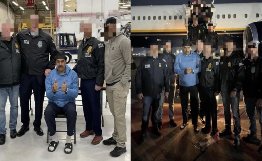 Maduro'nun uçaktan indirildiği görüntüler ortaya çıktı