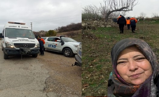 Manisa’da kaybolan kadın için arama çalışması başlatıldı