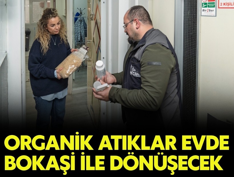Organik atıklar evde bokaşi ile dönüşecek