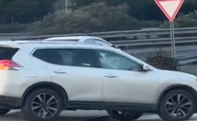 İzmir'de orta refüjden karşı şeride geçen sürücüye ceza