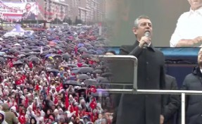 Özel'den Denizli'de yağmur altında miting: Sen sebepsin buna Erdoğan