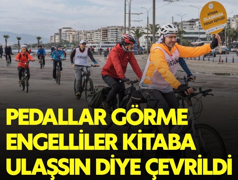 Pedallar, görme engellilerin kitaplara erişimi için çevrildi