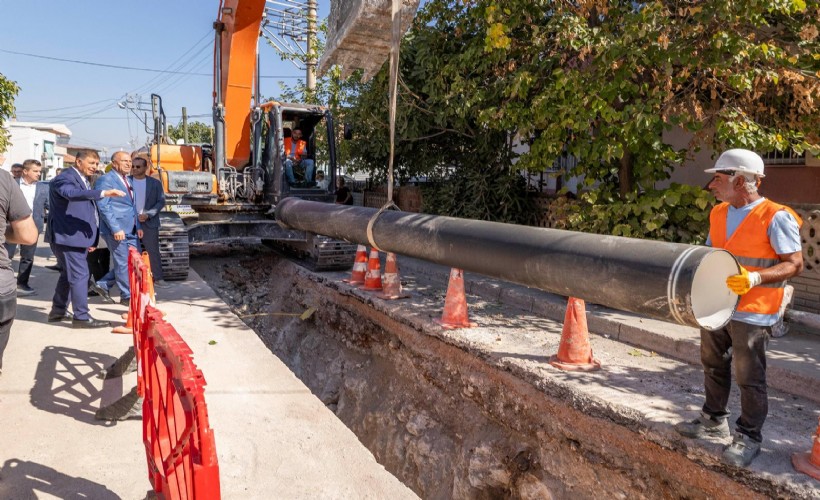 Sarnıç’ta içme suyu hatları yenileniyor