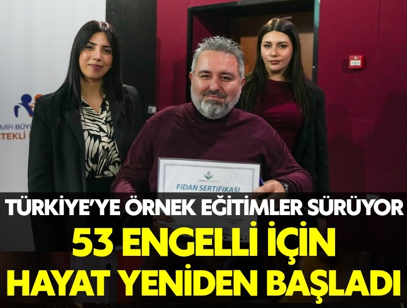 Türkiye'ye örnek istihdam ofisi 53 engelliye iş kapısı oldu!