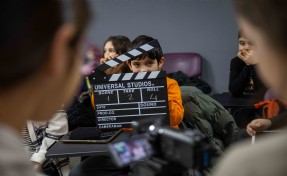 Yarı yıl tatilinde sinema atölyesine büyük ilgi