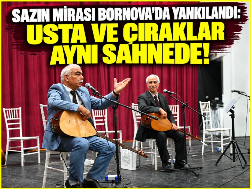 Sazın mirası Bornova'da yankılandı: Usta ve çıraklar aynı sahnede!