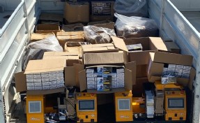 Aydın’da 138 bin 800 makaron ele geçirildi; 3 gözaltı