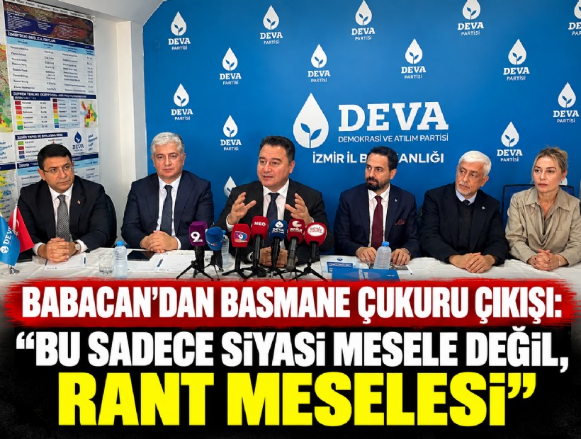 Babacan’dan Basmane Çukuru çıkışı: 'Bu sadece siyasi mesele değil, rant meselesi'