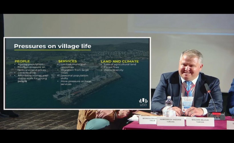 Başkan Balkan, İtalya’da Urla’nın gelecek vizyonunu anlattı: Yerelde yaşam, üretimle güçleniyor