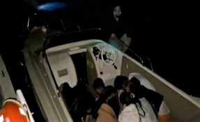 Bodrum'da 15 kaçak göçmen ile 2 organizatör şüphelisi yakalandı