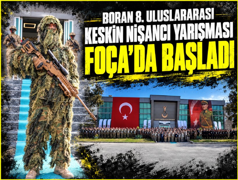 Boran 8. Uluslararası Keskin Nişancı Yarışması Foça'da başladı