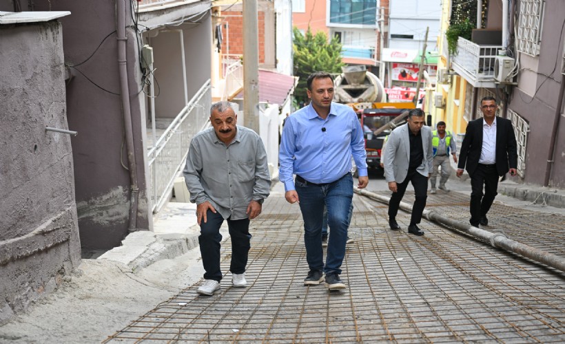 Bornova’da kış çilesi sona erdi: Tehlikeli yokuş güvenli hale getirildi