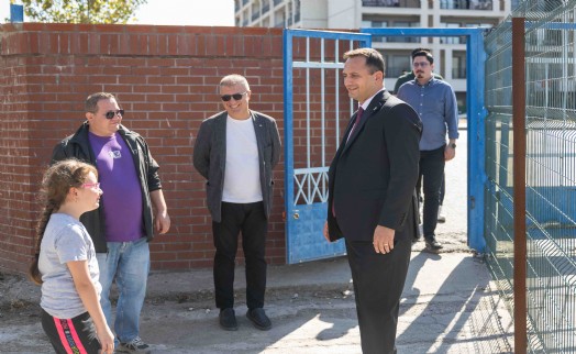 Bornova’da okul bölgelerine hem fiziksel hem toplumsal kalkan
