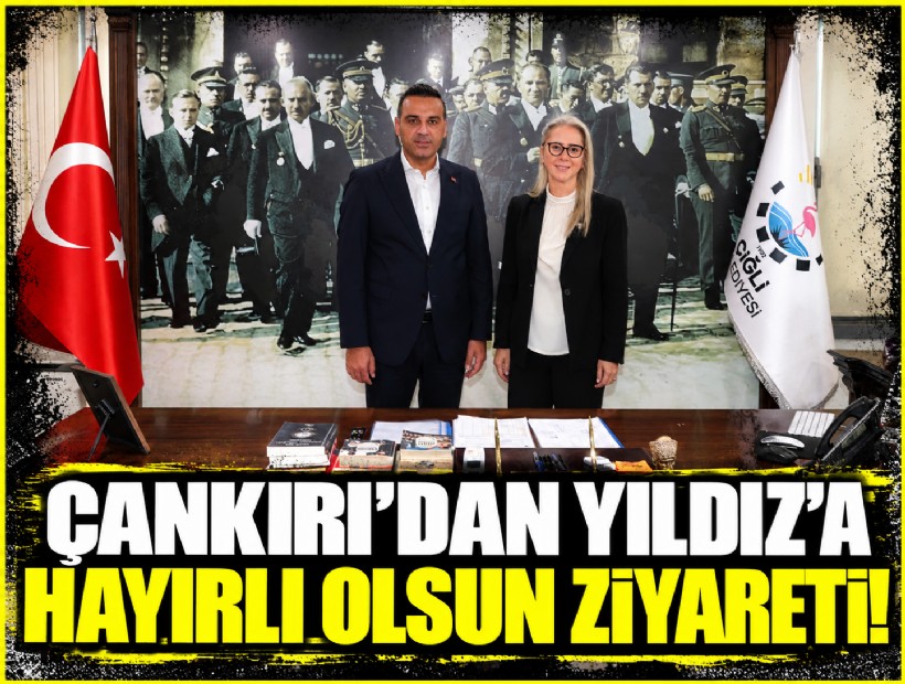 Çankırı, AK Parti'ye katılan Çiğli Belediye Başkanı Yıldız'a ziyaret