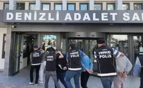 Denizli'de uyuşturucu operasyonunda 10 tutuklama