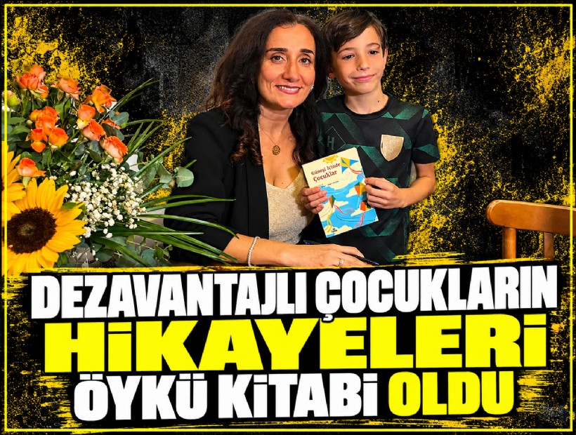 Dezavantajlı çocukların hikayeleri öykü kitabı oldu
