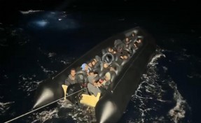 Didim açıklarında 34 kaçak göçmen yakalandı